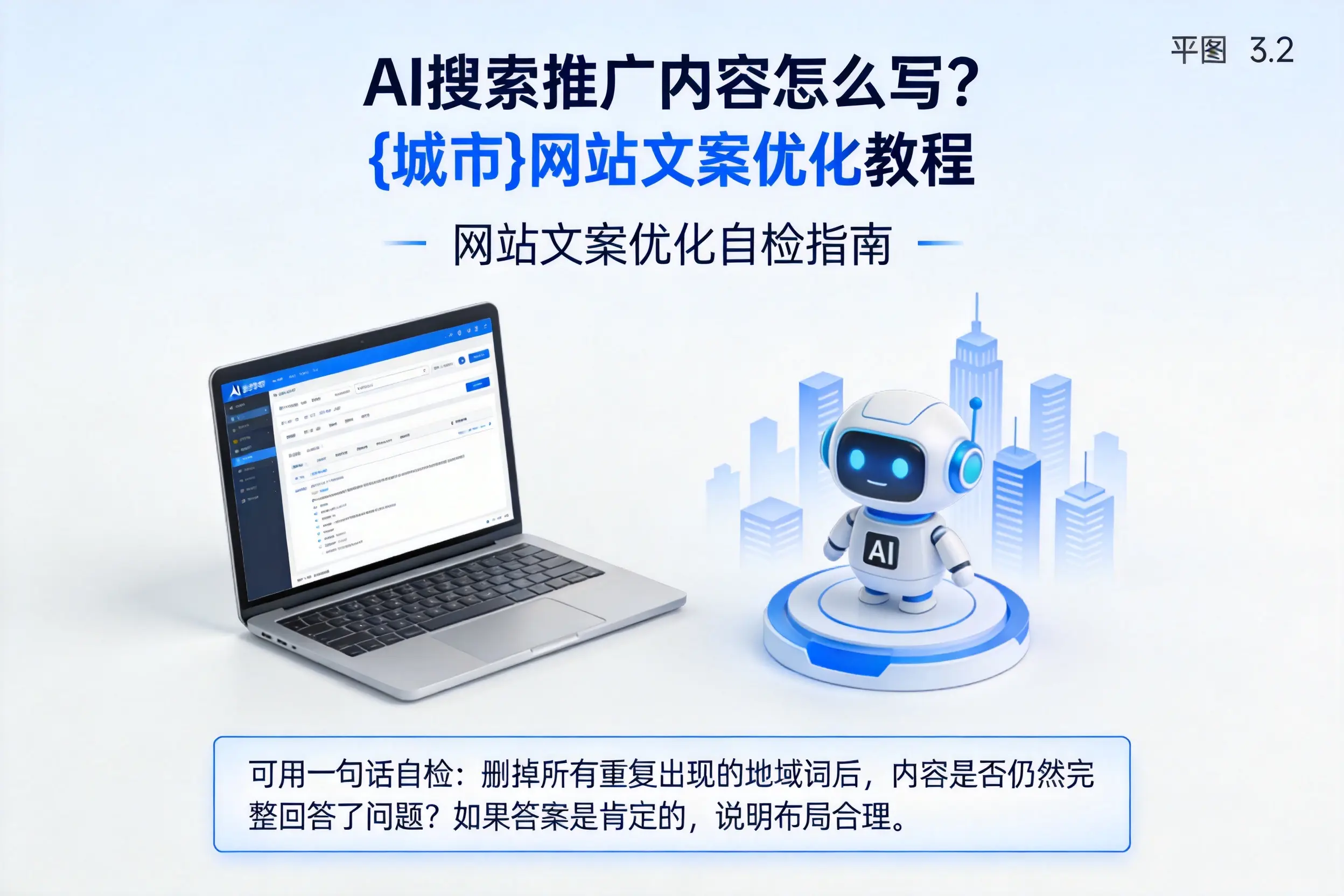 AI搜索推广内容怎么写？昌都网站文案优化教程