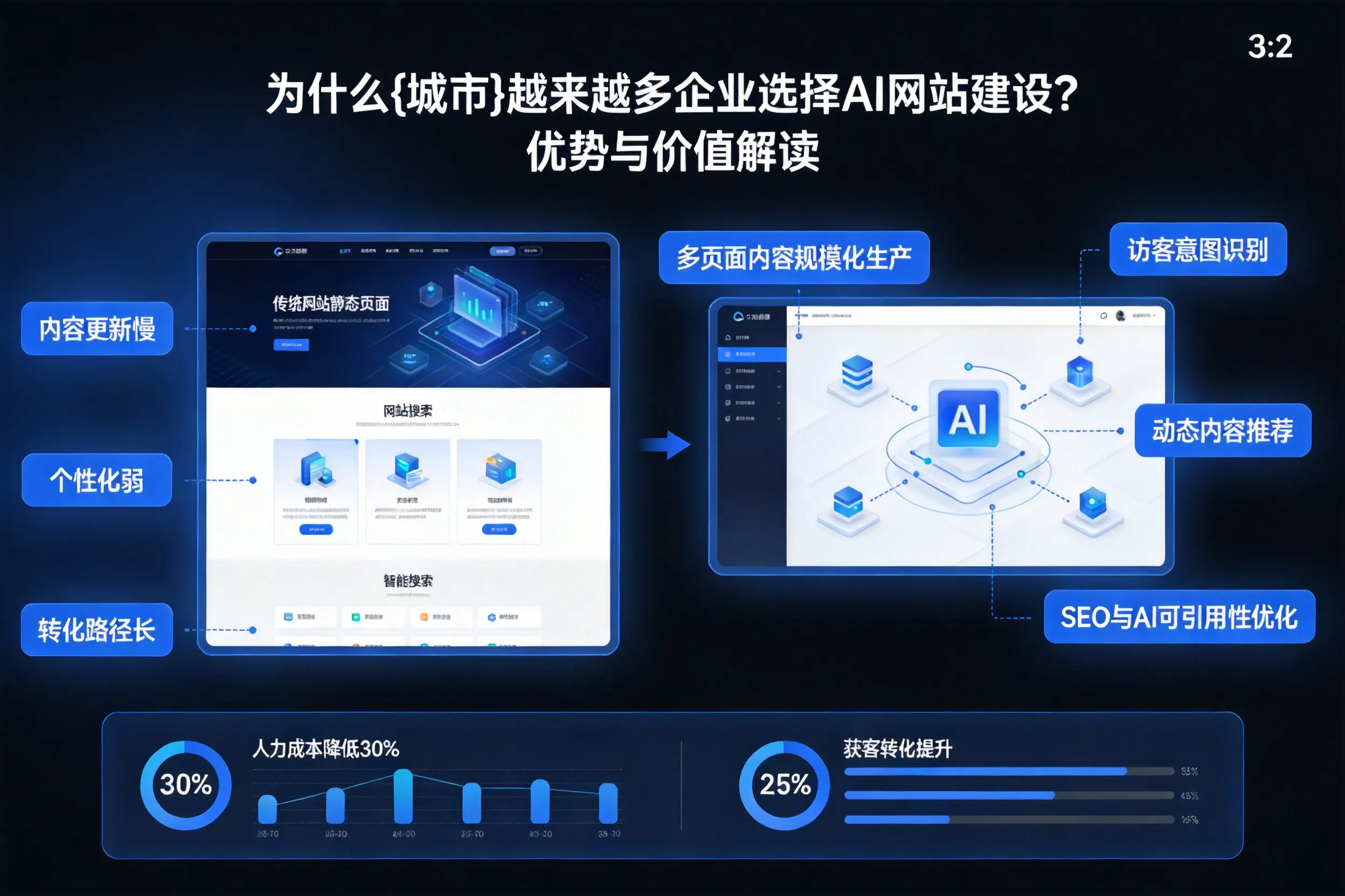 为什么昌都越来越多企业选择AI网站建设?优势与价值解读