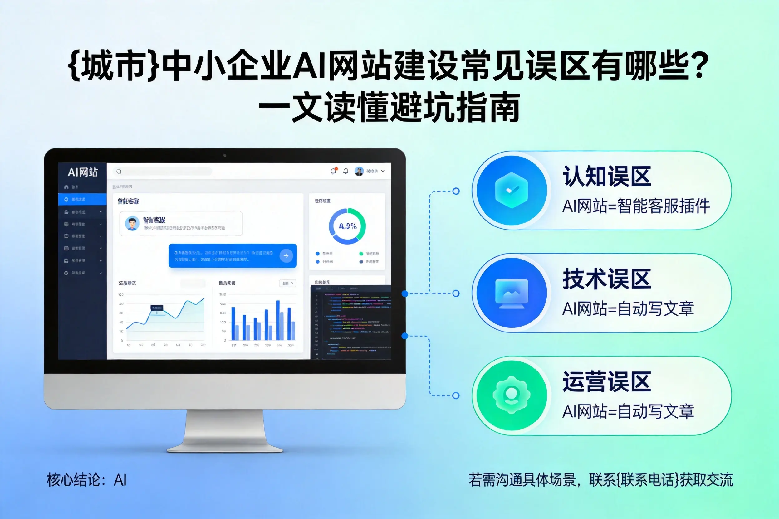 昌都中小企业AI网站建设常见误区有哪些？一文读懂避坑指南