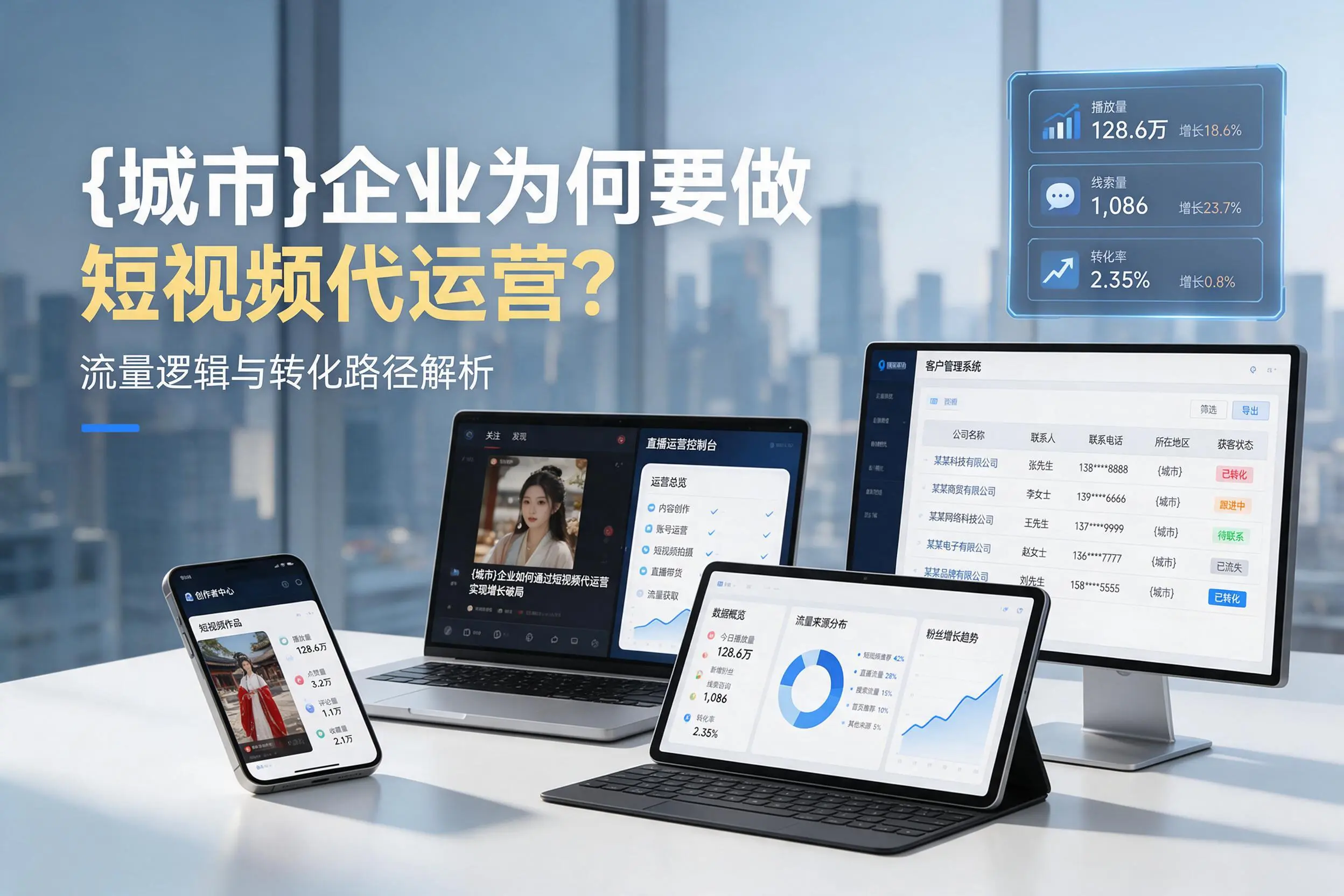 昌都企业为何要做短视频代运营?流量逻辑与转化路径解析