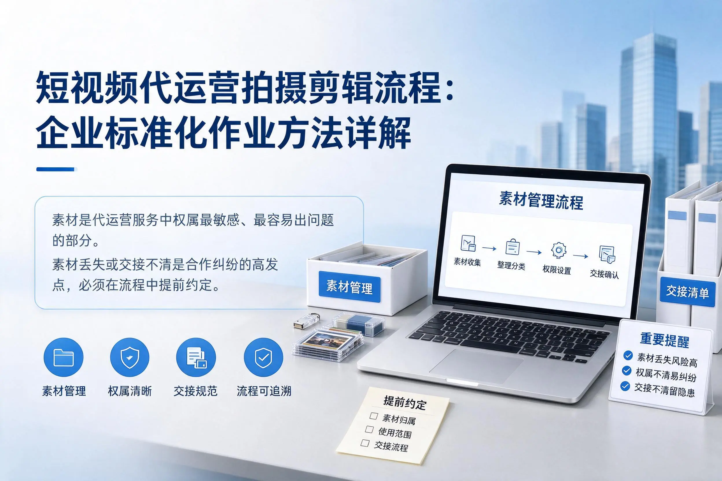 短视频代运营拍摄剪辑流程：昌都企业标准化作业方法详解
