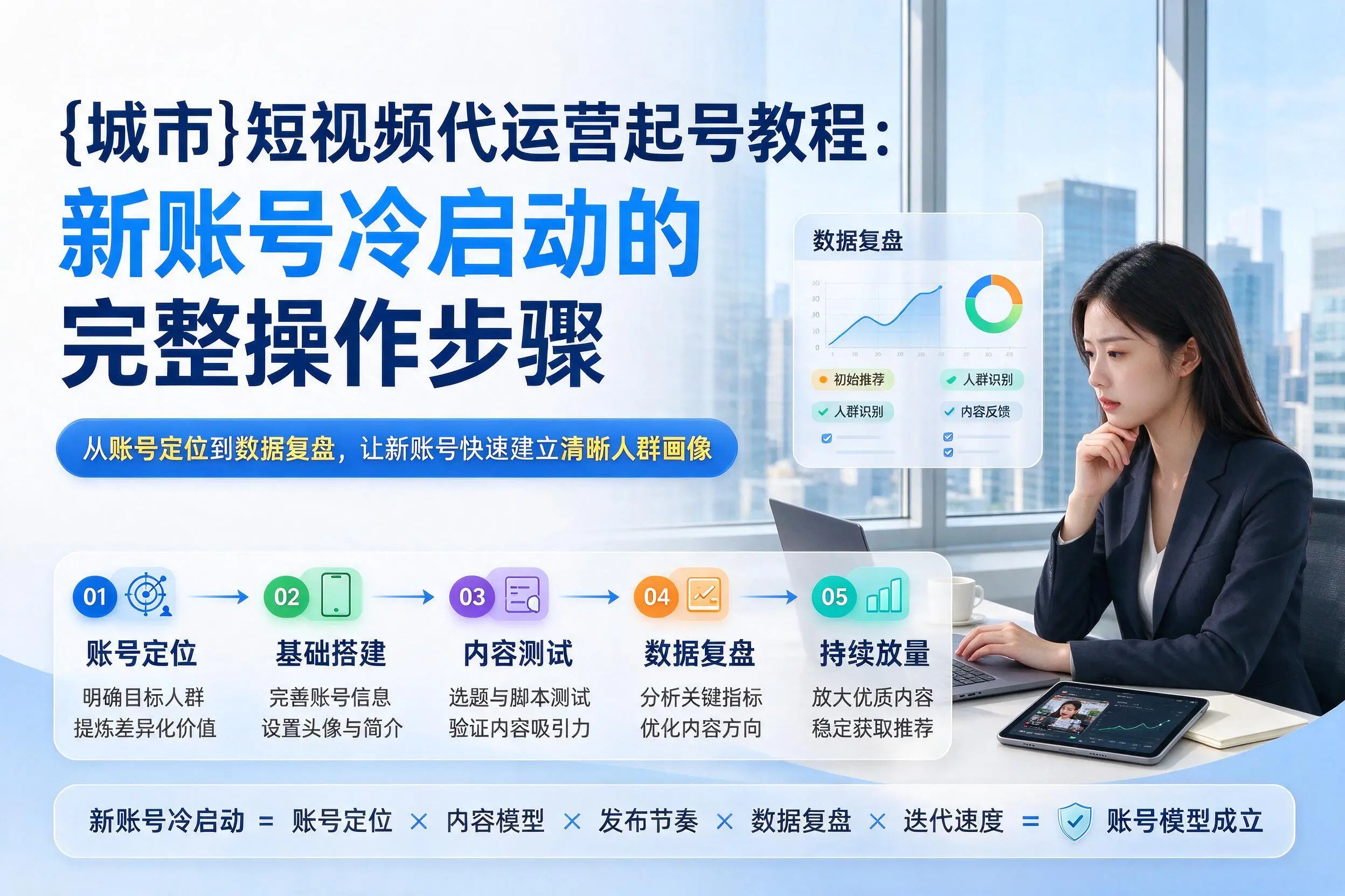昌都短视频代运营起号教程：新账号冷启动的完整操作步骤