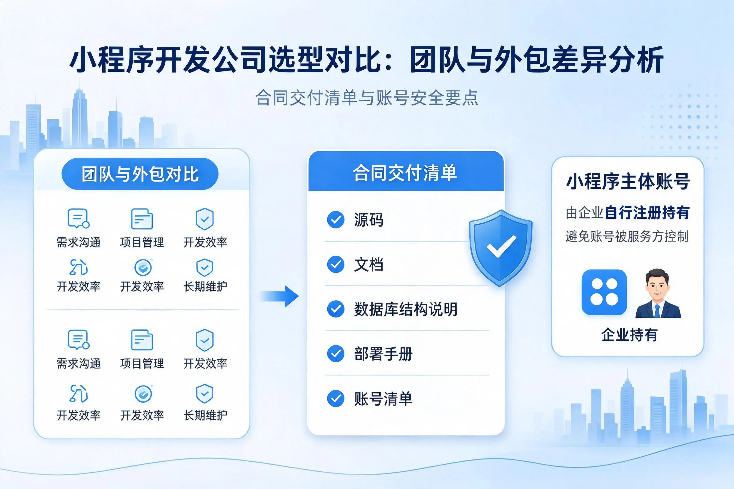 昌都小程序开发公司选型对比:团队与外包差异分析