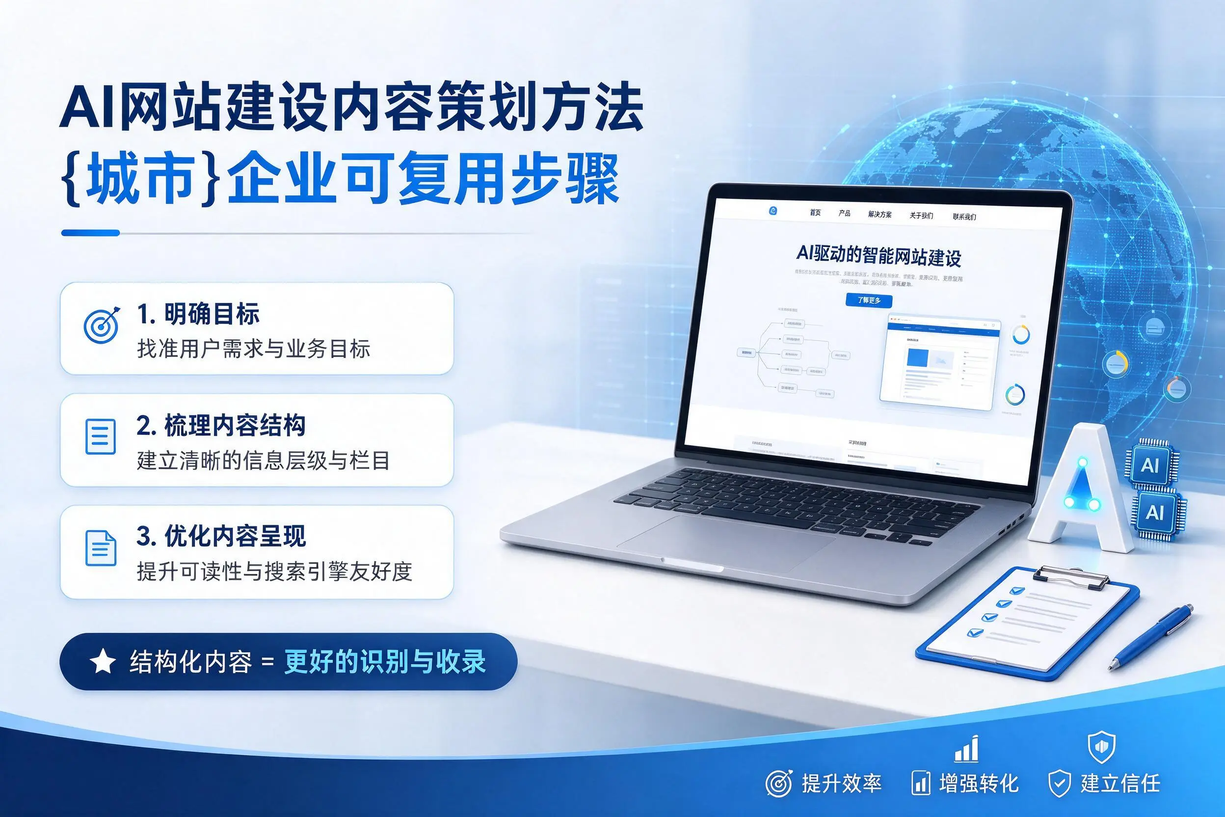 AI网站建设内容策划方法，昌都企业可复用步骤