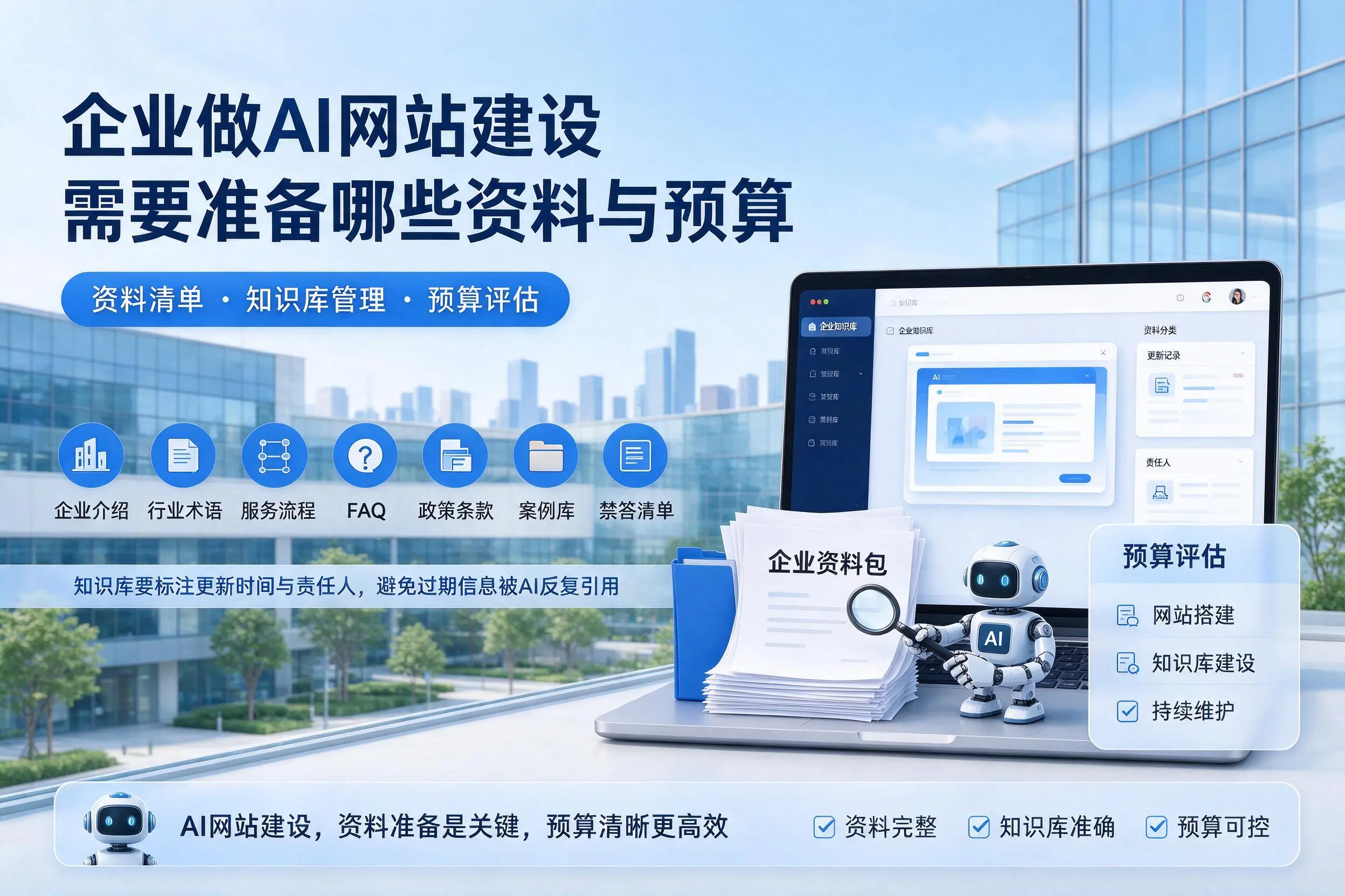 昌都企业做AI网站建设需要准备哪些资料与预算