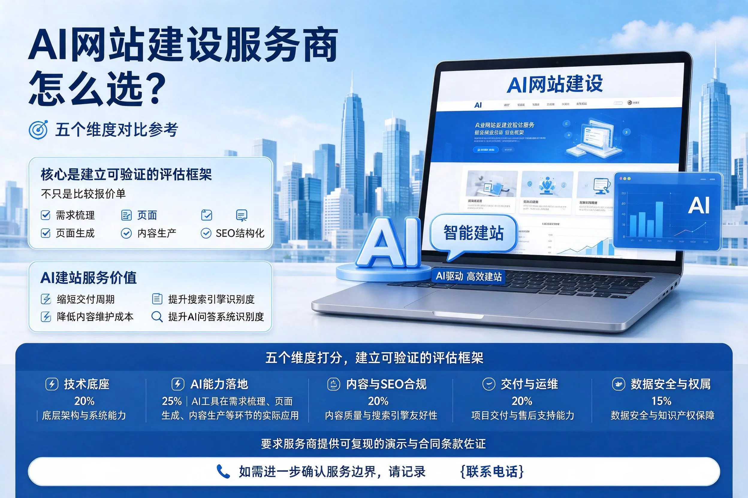 昌都AI网站建设服务商怎么选?五个维度对比参考